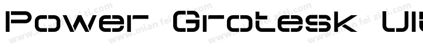 Power Grotesk UltBd字体转换